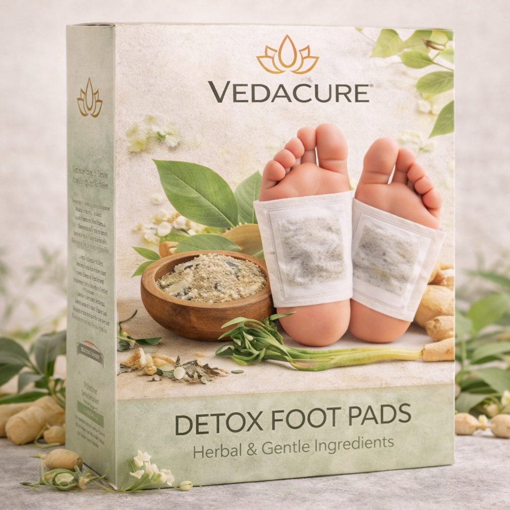 Vedacure 100% Authentic Herbal & Gentle Ingredient Detox Foot Pads