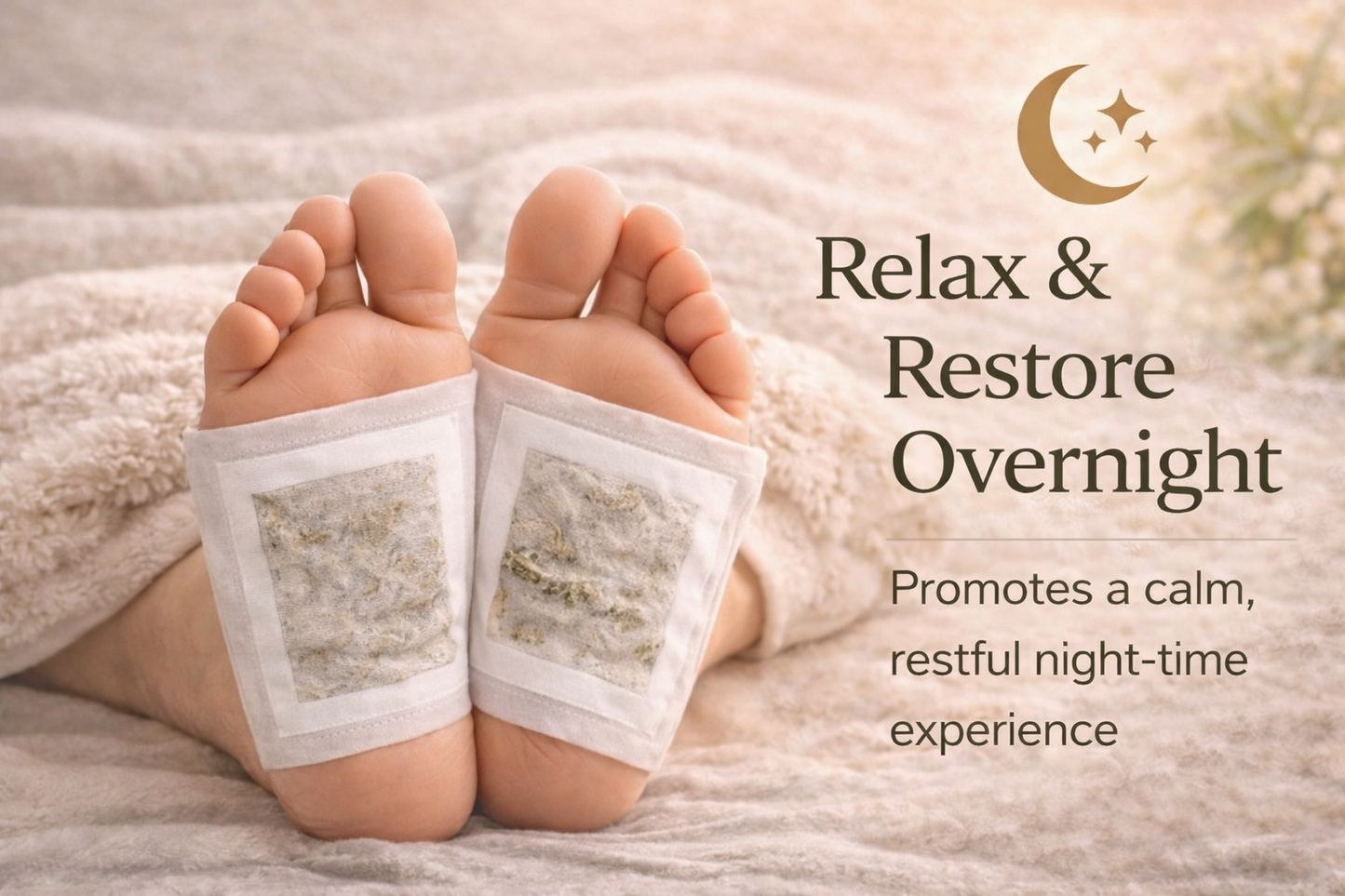 Vedacure 100% Authentic Herbal & Gentle Ingredient Detox Foot Pads