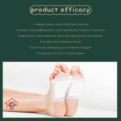 🌿100% Herbal & Gentle Detox Foot Pad🦶🌿 (Buy 10 Get 20 Free🎁Pack of 30) 🌱