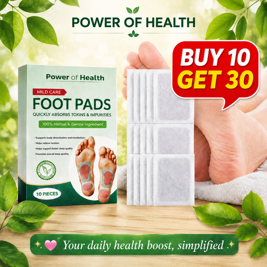 🌿 Pure Nature Foot Patches 🦶 BUY 10 GET 20 FREE 🌱 (Pack of 30)