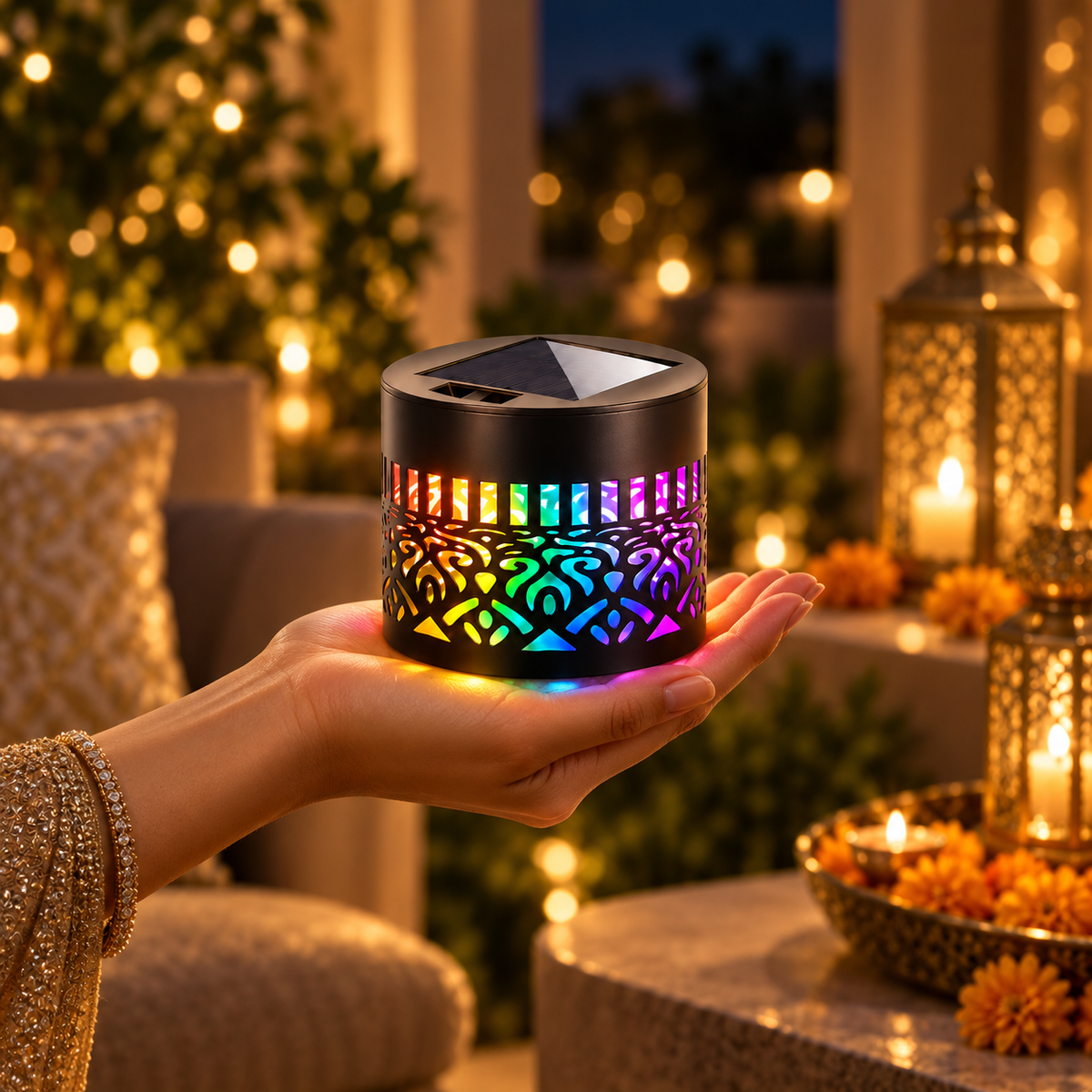 ✨ Solar Mandala Light