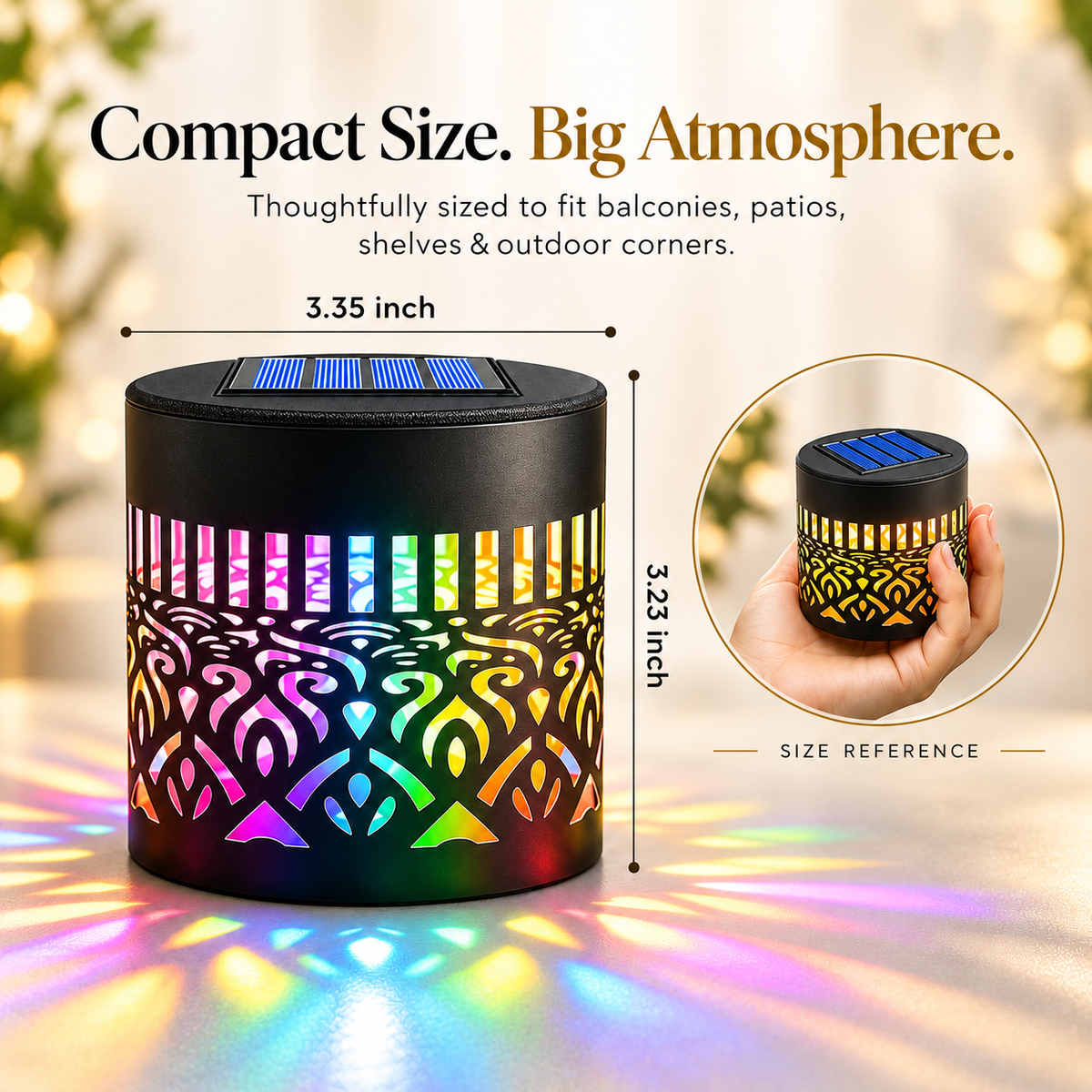 ✨ Solar Mandala Light