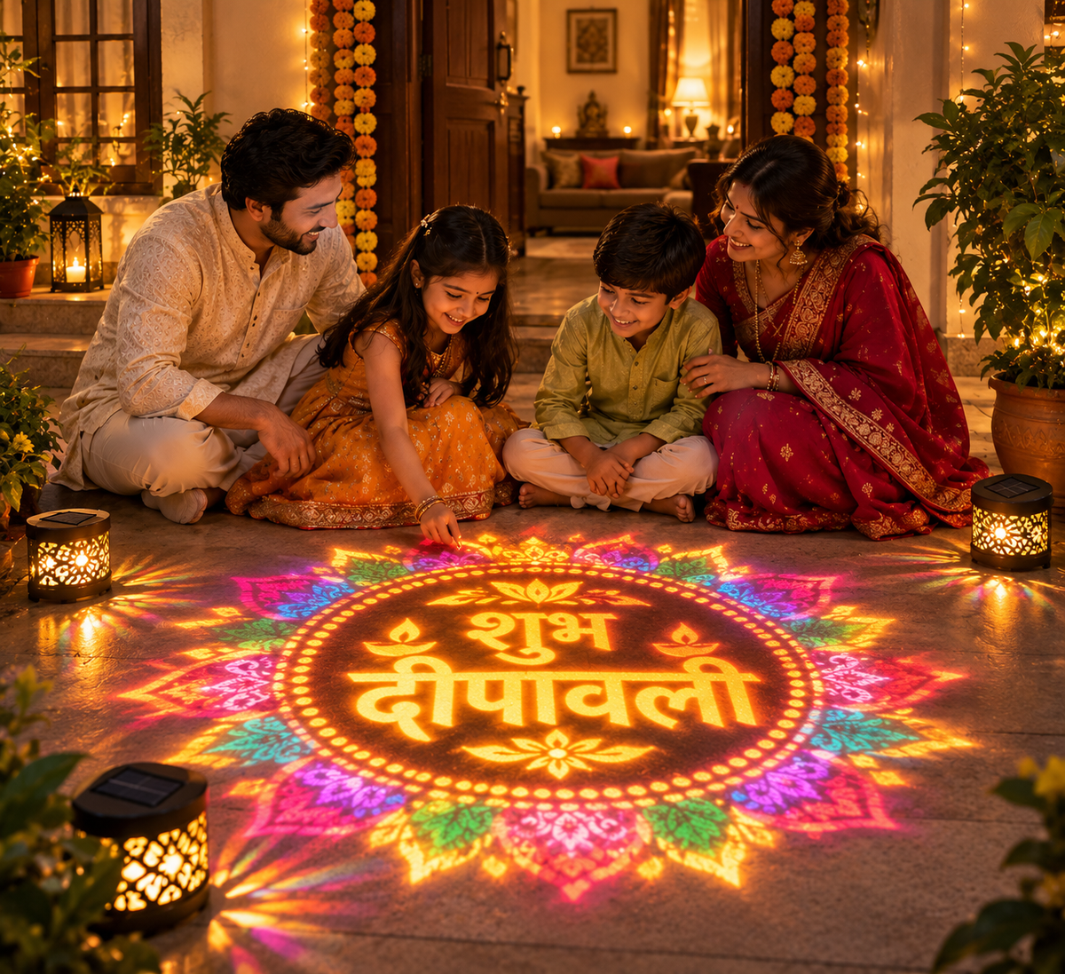 ✨ Solar Mandala Light