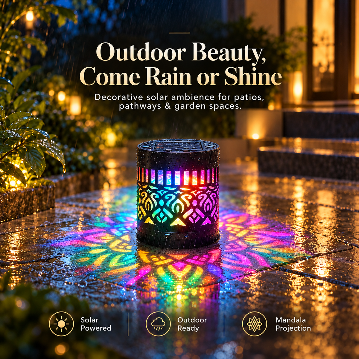 ✨ Solar Mandala Light